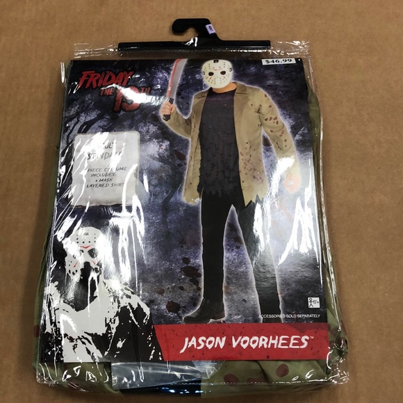 Friday 13th Jason Voorhees Adult Costume! New! - Picture 2 of 6
